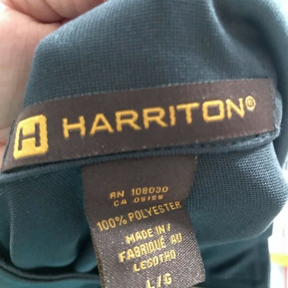 😍Harrington Blue LS 1/4 Zip Fishing Jersey Fish Log - Picture 5 of 5